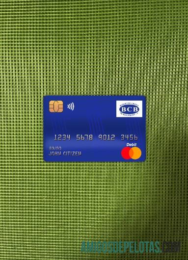 Burundi Credit Bank Of Bujumbura Master Debit Card Photolook Front modelo